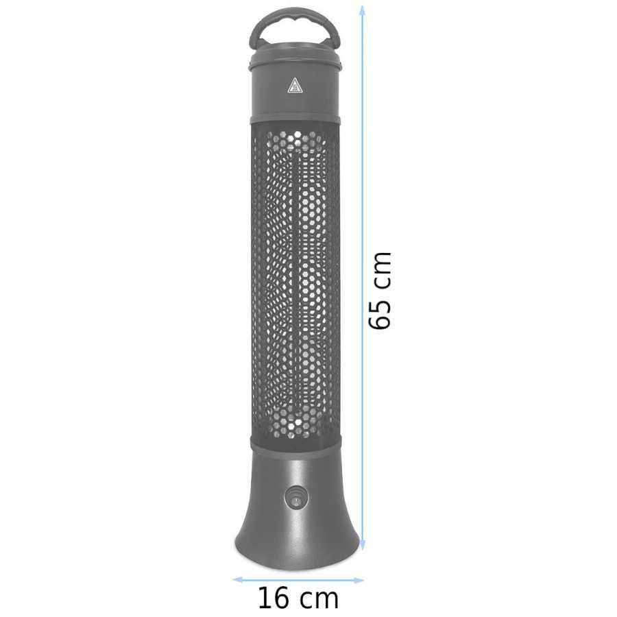 Waterproof infrared table heater
