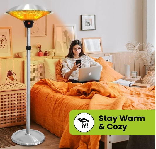 Wall mounted heater indoor